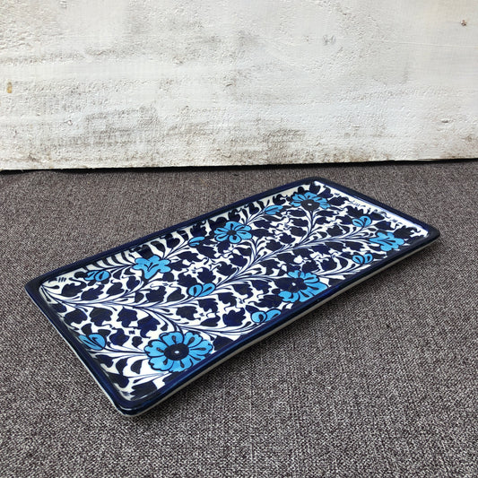 Light Serina Blue Salad Dish