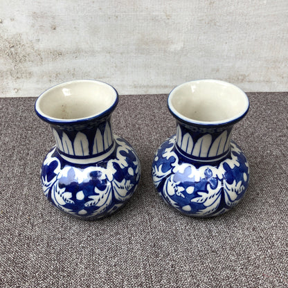 Blue Felicity Tinny Vase - Set of 2
