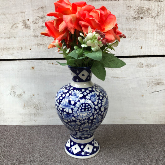Blue Flower Large Vase