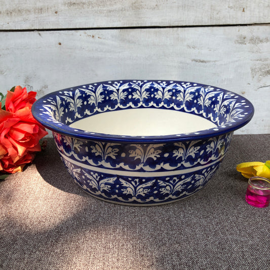 Blue Felicity Large Deep Bowl
