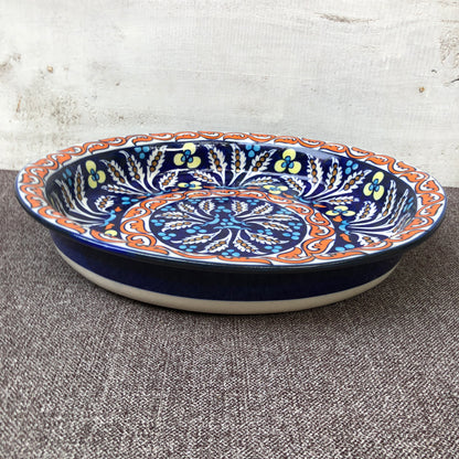 Green Flower Small Fruit Bowl