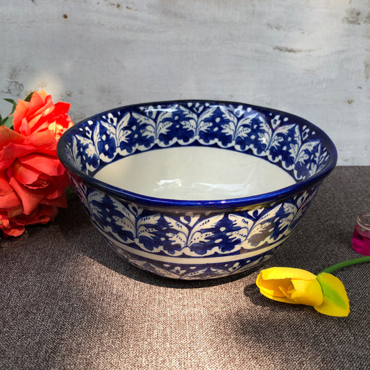 Blue Felicity Large Serving Bowl