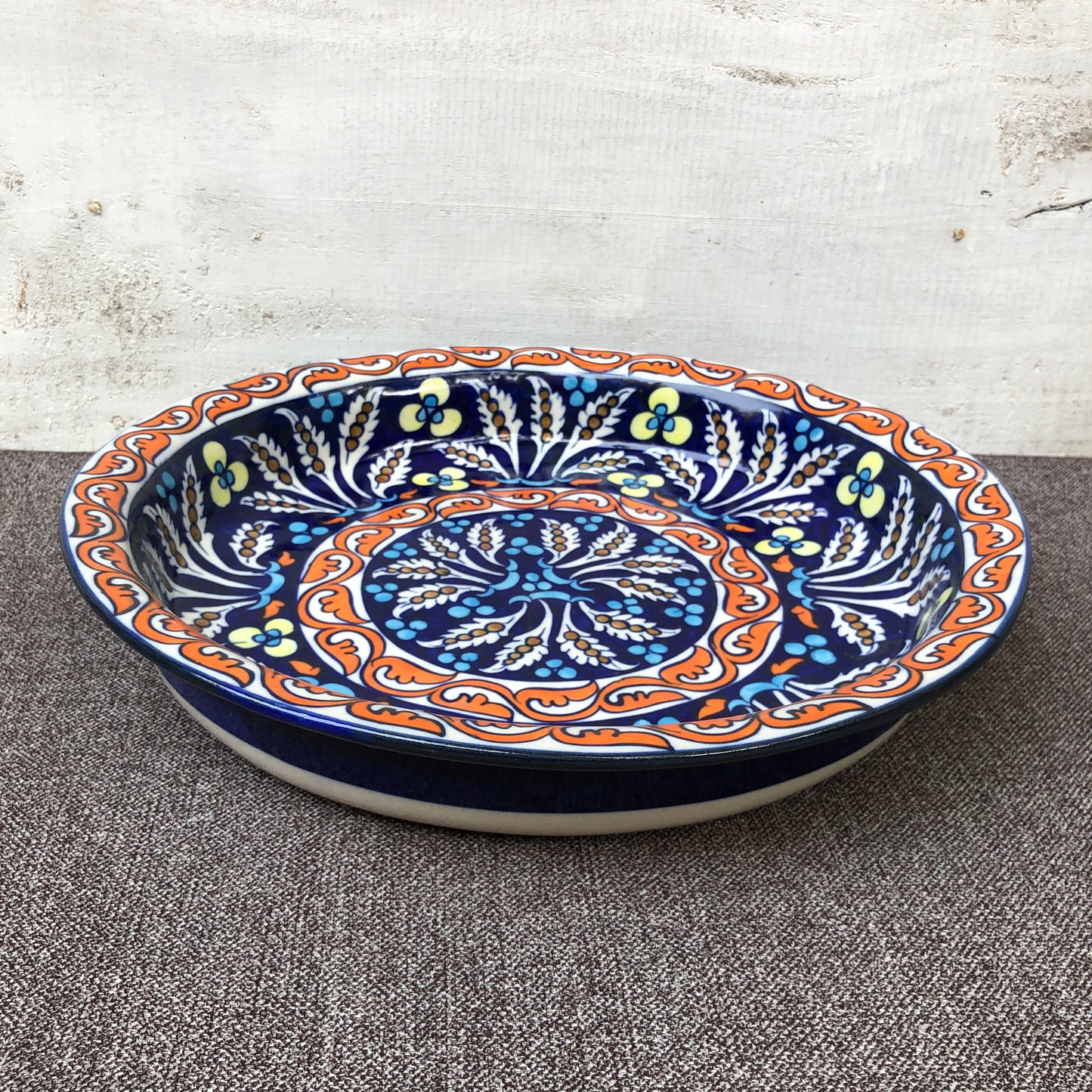 Green Flower Small Fruit Bowl