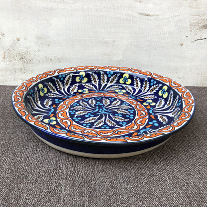 Green Flower Small Fruit Bowl