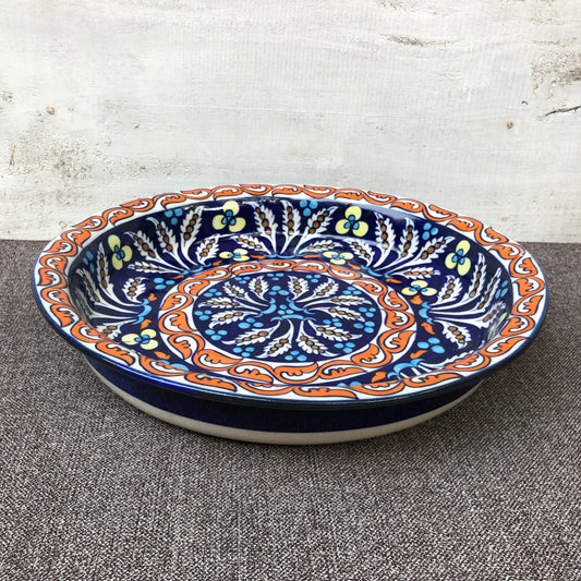 Green Flower Small Fruit Bowl