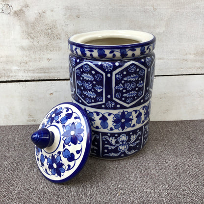 Ocean Blue Large Jar