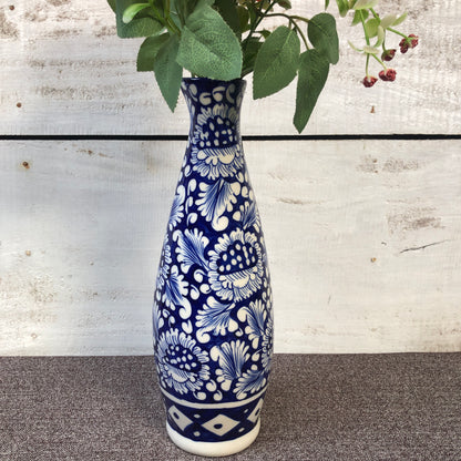 Blue Flower Long Vase