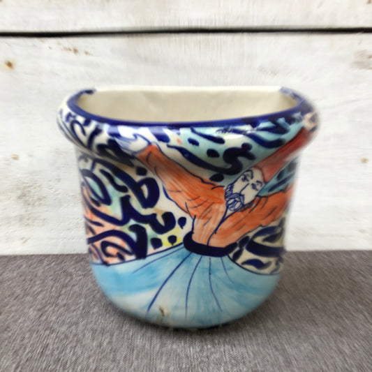 Sufi Writing Large Wall Hanging Planter