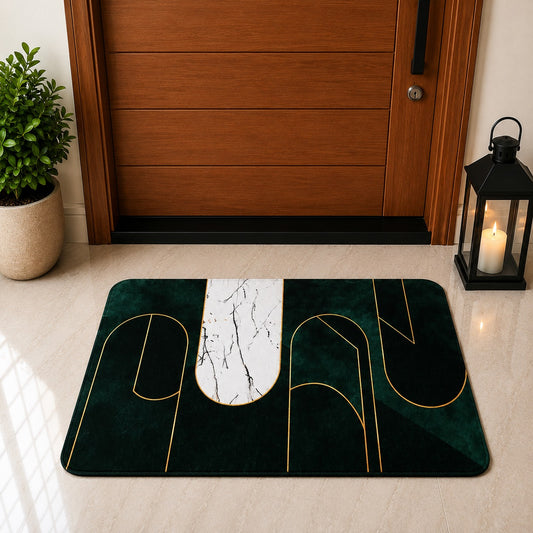 Bloom Pattern Door Mat