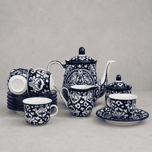Blue Celico Tea Set