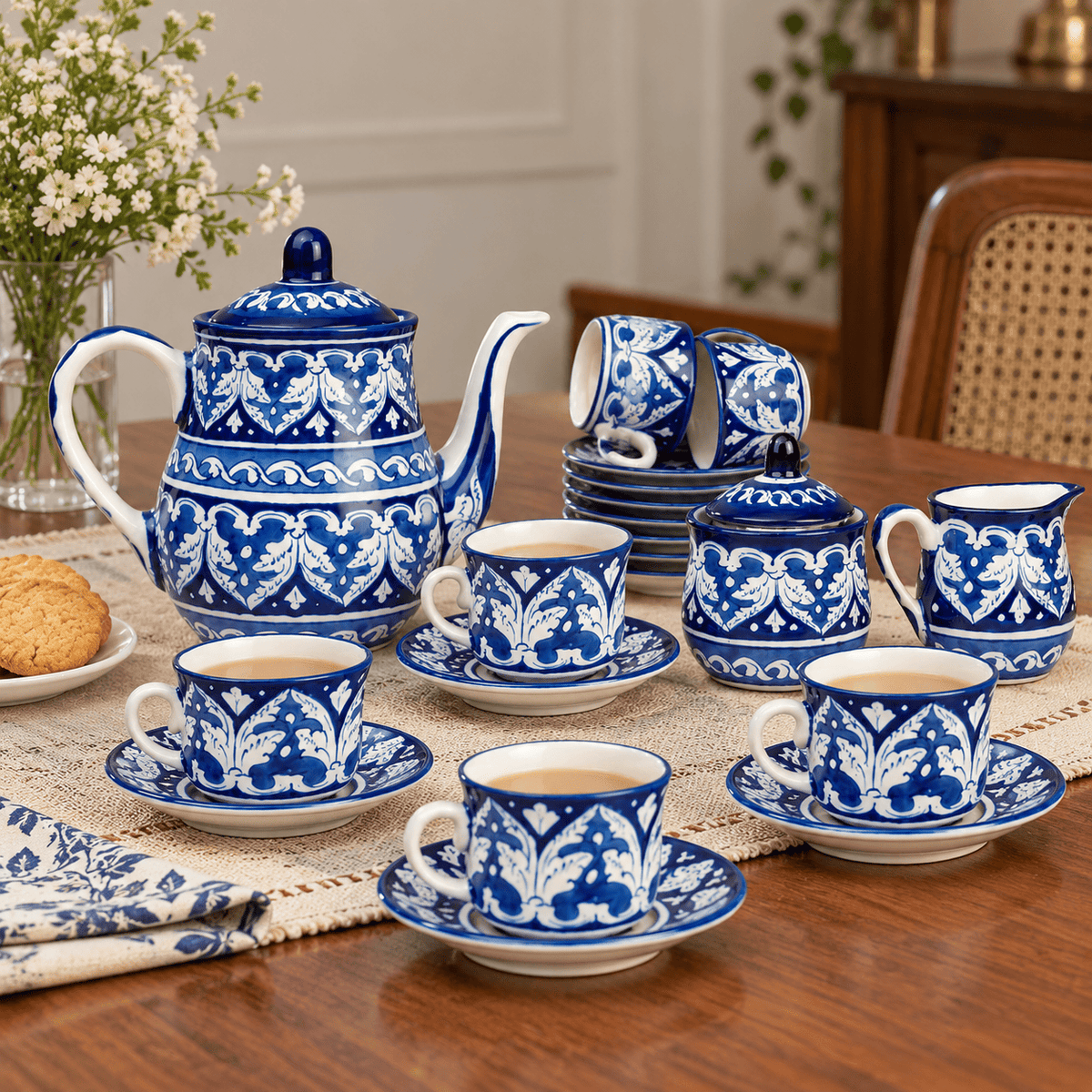 Blue Felicity Tea Set