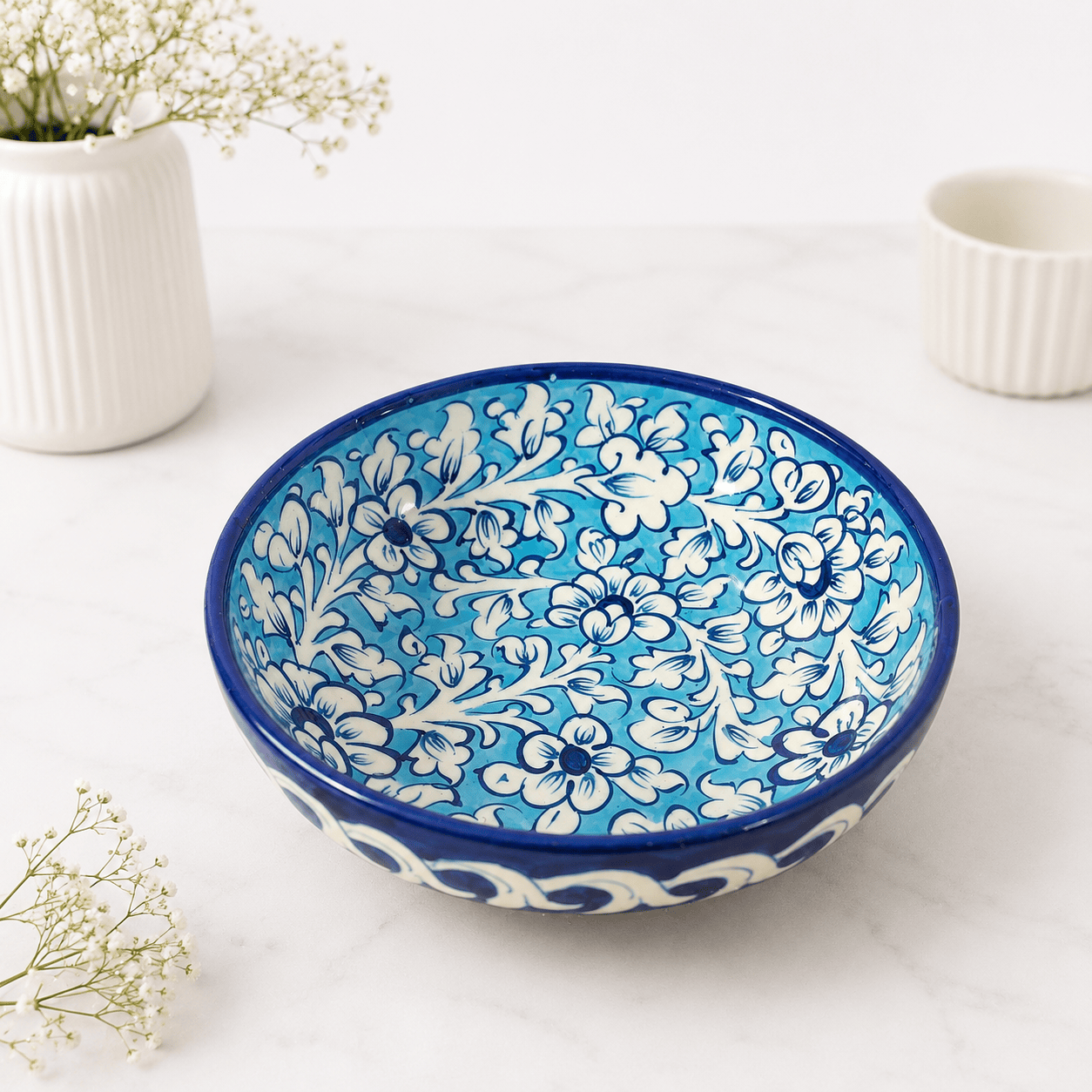 Breeze Blue Medium Bowl