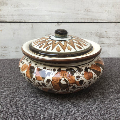 Brown Leaf Small Handi