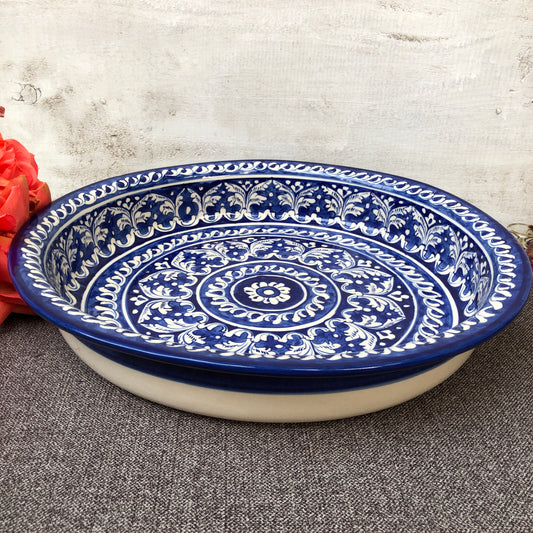 Blue Felicity Medium Fruit Bowl