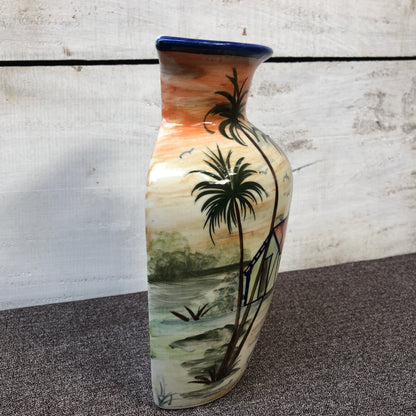 House Pattern Bottle Hanging Planter I