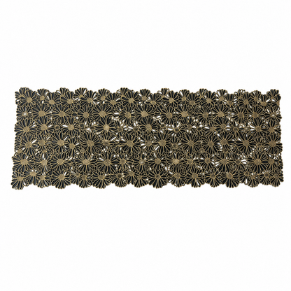 Black Floral Table Runner
