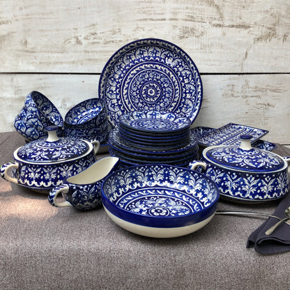 Blue Felicity Dinner Set - 6 Persons Serving