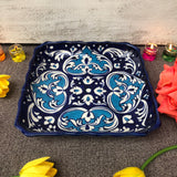 Blue Heart Small Serving Dish