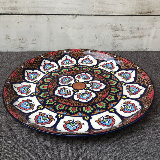 Brown Big Round Platter