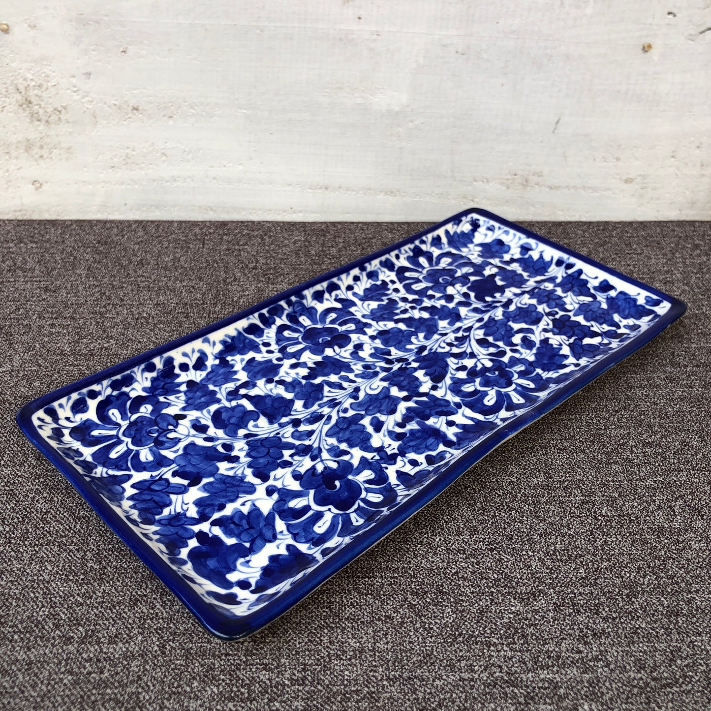 Serina Blue Salad Dish