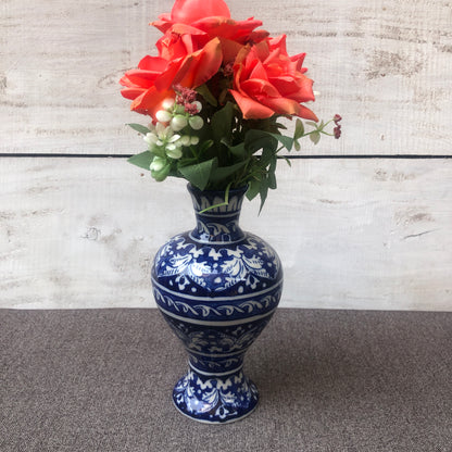 Blue Felicity Large Surahi Vase
