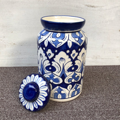 Blue Heart Jar