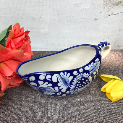Blue Flower Raita Dish