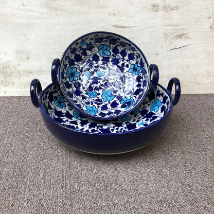 Light Serina Blue Karahi - Set of 2