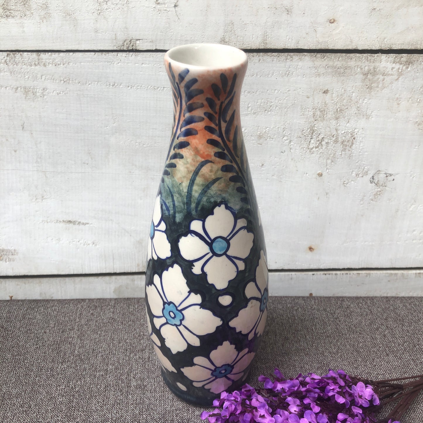 New Black Flower Long Vase