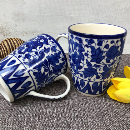 Serina Blue Large Mug - Set of 2