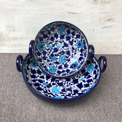 Light Serina Blue Karahi - Set of 2