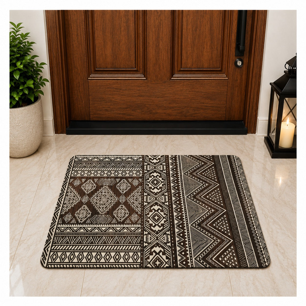 Heritage Floral Door Mat