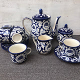 Blue Flower Tea Set