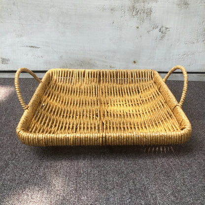 Square Rattan Serving Basket