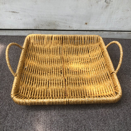 Square Rattan Serving Basket