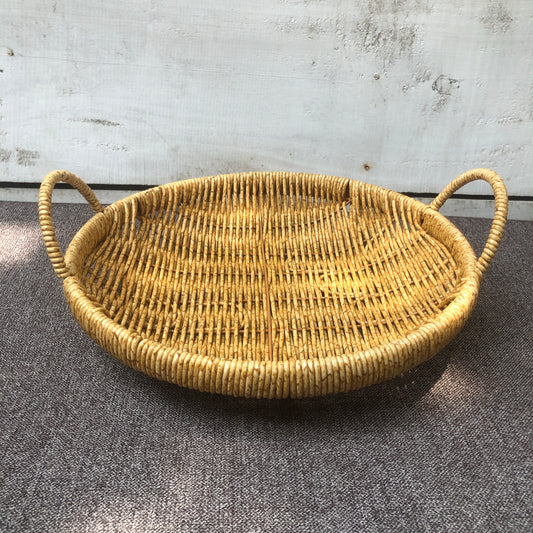 Round Rattan Serving Basket