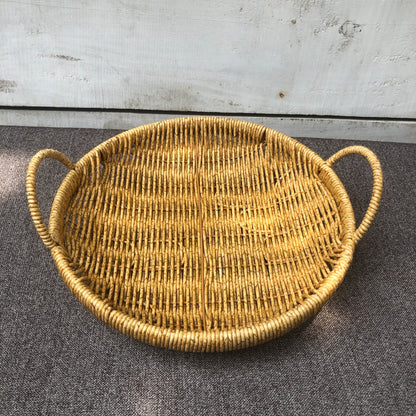 Round Rattan Serving Basket