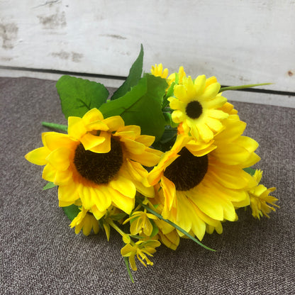 Golden Yellow Artificial Flower Bunch