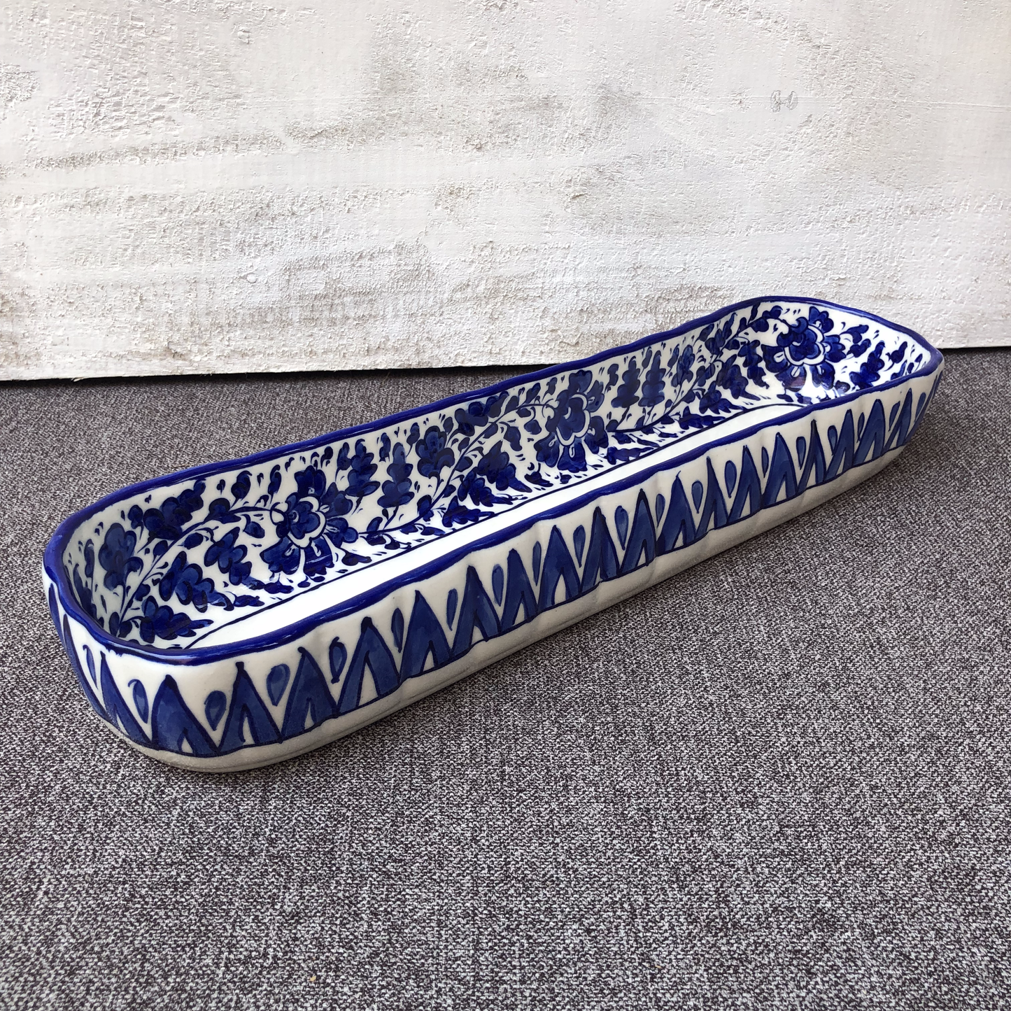 Serina Blue Serving Dish Large