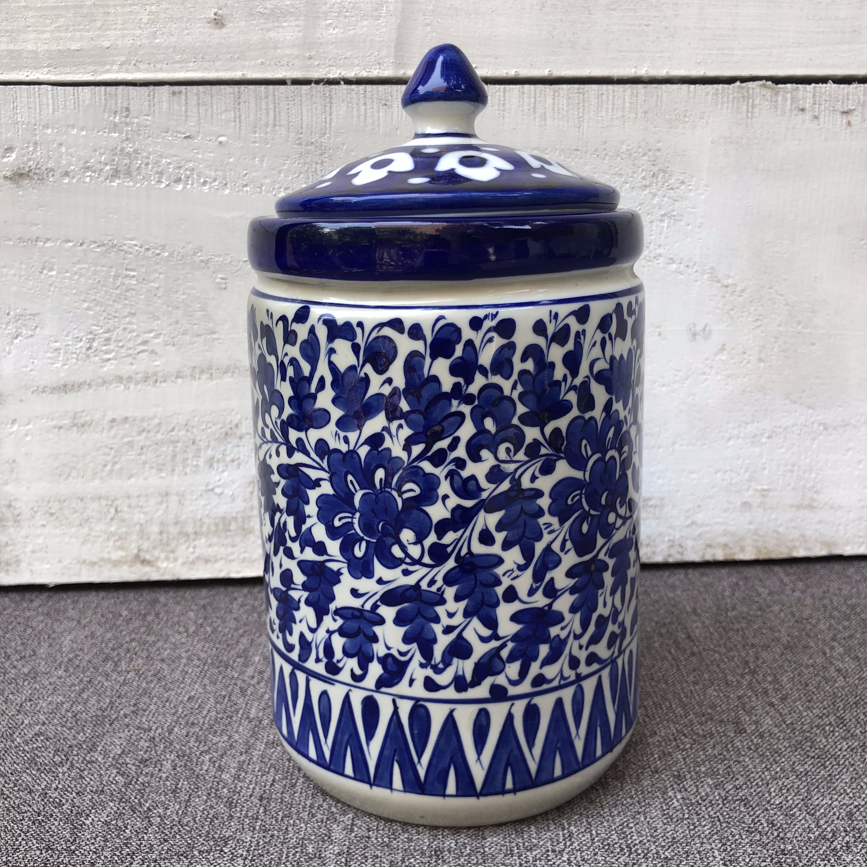 Serina Blue Large Jar