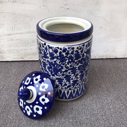 Serina Blue Large Jar