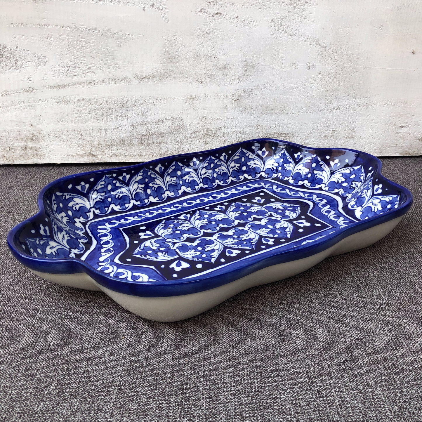 Blue Felicity Large Serving Dish