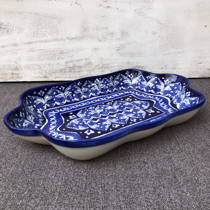 Blue Felicity Large Serving Dish