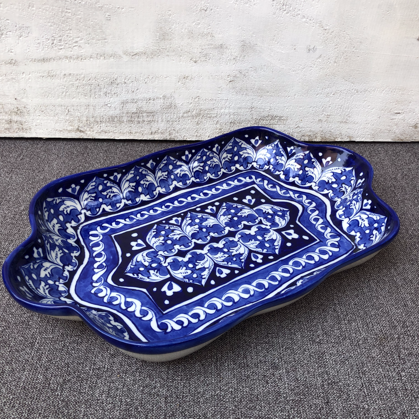 Blue Felicity Large Serving Dish