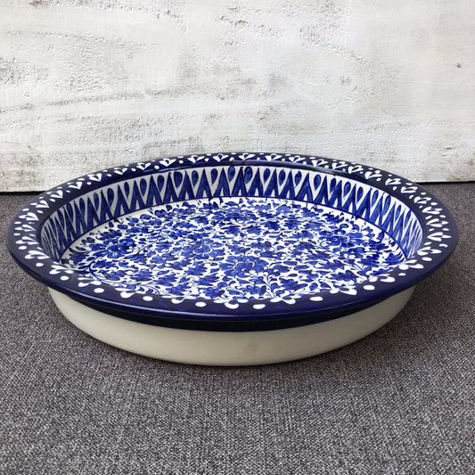 Serina Blue Medium Fruit Bowl