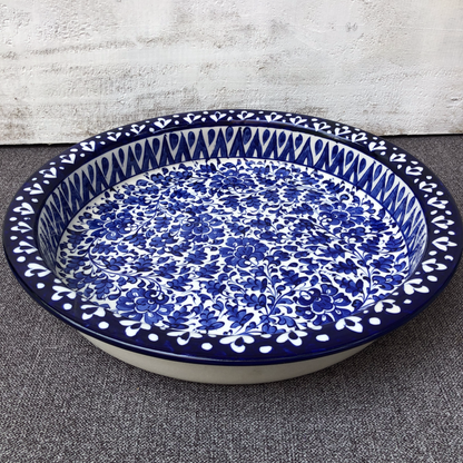 Serina Blue Medium Fruit Bowl