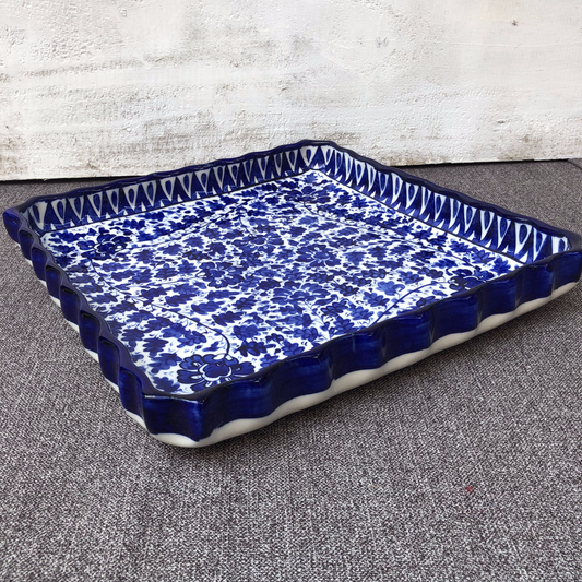 Serina Blue Large Serving Dish