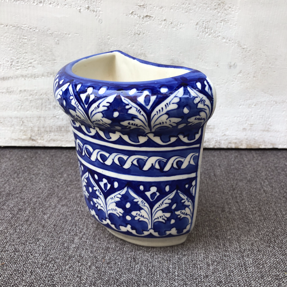 Blue Felicity Small Hanging Planter
