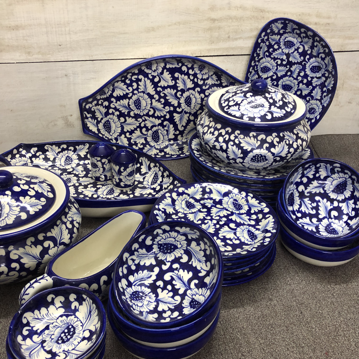 Multani Blue Pottery Dinner Sets | Dine in Elegant Tradition – Arraish
