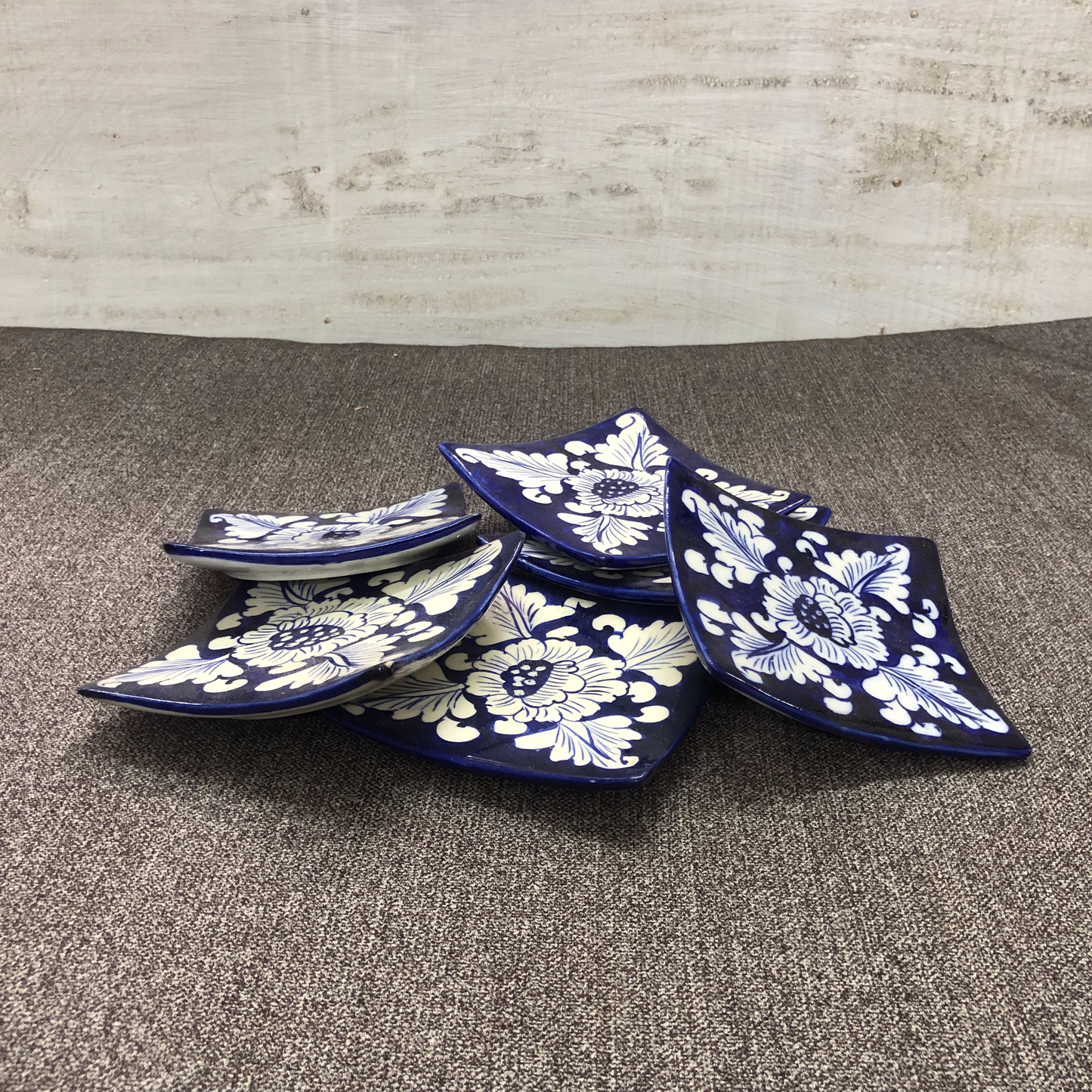 Blue Flower Coaster-Set of 5
